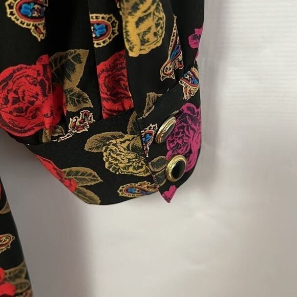 CHAUS VINTAGE PAISLEY FLORAL DRESS SIZE 12‎ - Picture 4 of 9